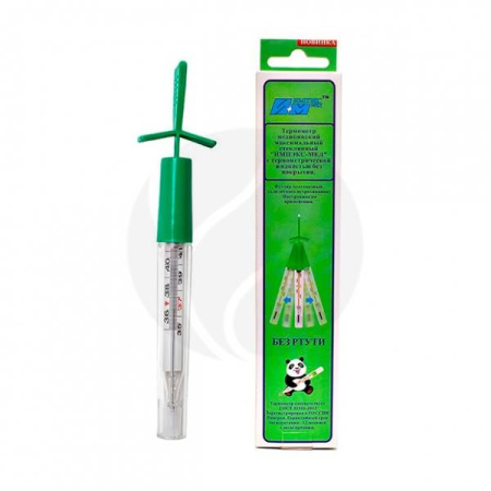 Термометр медицинский максимальный стеклянный Импэкс-мед с термометрической ж-тью (без ртути) пласт футляре