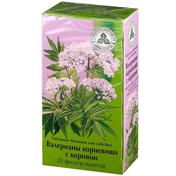 Валерианы корневища с корнями ф/п 1.5 г № 20