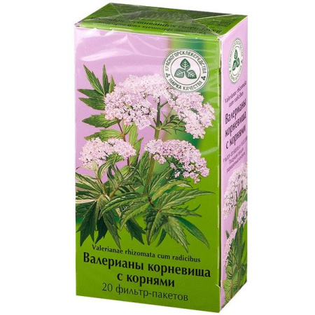 Валерианы корневища с корнями ф/п 1.5 г № 20