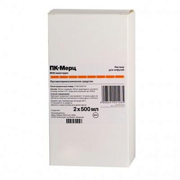 ПК-Мерц р-р для инф. 200 мг/500 мл 500 мл № 2