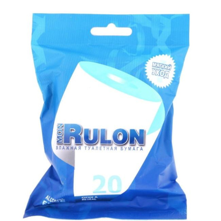 Бумага туалетная влажная Мон рулон № 20