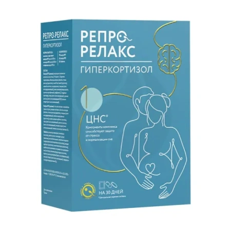 Репрорелакс гиперкортизол комплекс: капс.№1 600 мг №90, капс.№2 600мг №60, табл. 910 мг №60 БАД