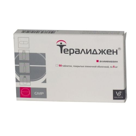 Тералиджен табл. п.п.о. 5 мг № 25