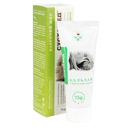 Сустамед биобальзам д/тела 75 мл с барсучьим жиром