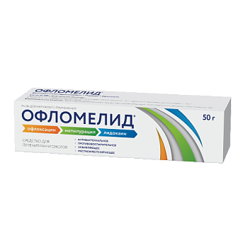 Офломелид мазь для нар. прим. 50 г Офломелид мазь для нар. прим. 50 г