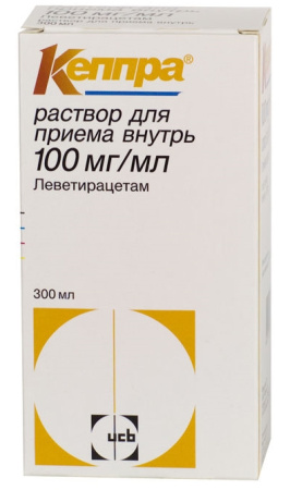 Кеппра р-р для приема внутрь 100 мг/мл 300 мл 