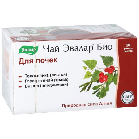 Чай Эвалар Био для почек ф/п 1,5 г № 20 БАД