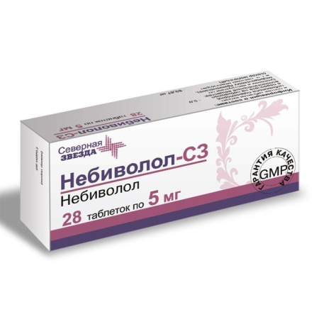 Небиволол-СЗ табл. 5 мг № 28