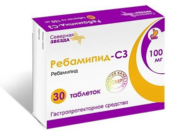 Ребамипид-СЗ табл. п.п.о. 100 мг №30