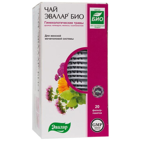 Чай Эвалар Био Гинекологические травы ф/п 1,5 г № 20 БАД