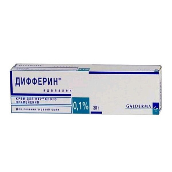 Дифферин крем для нар. прим. 0.1 % 30 г Дифферин крем для нар. прим. 0.1 % 30 г