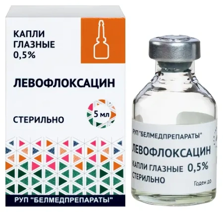 Левофлоксацин капли глазн. 0.5% 5 мл 