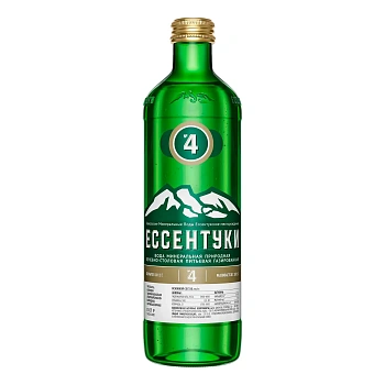 Вода мин. Ессентуки № 4 газ. лечебно- столовая 0.45 л ст/бут.