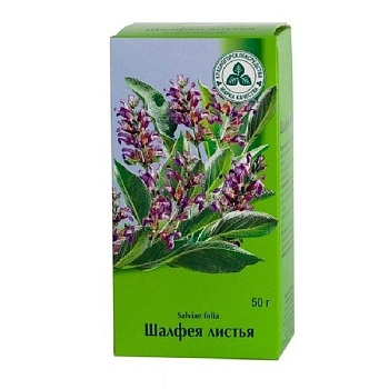 Шалфея листья измельченные 50 г