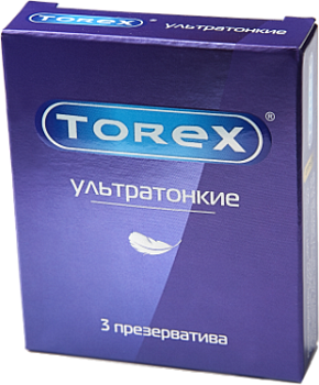 Презервативы Торекс ультратонкие № 3 Презервативы Торекс ультратонкие № 3