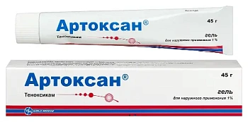 Артоксан гель для нар. прим. 1 % 45 г