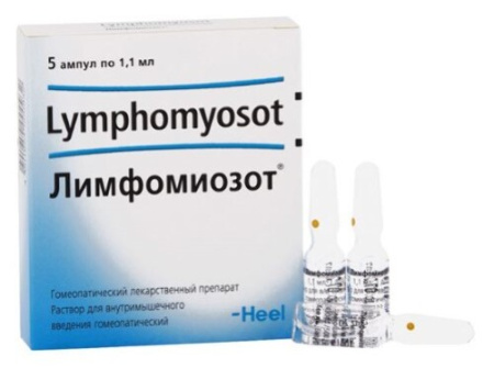 Лимфомиозот р-р в/м введ. гомеопат. 1.1 мл № 5