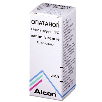 Опатанол капли глазн. 1 мг/мл 5 мл