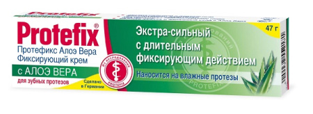 Протефикс Крем для фиксации зубных протезов 40 мл Алоэ вера