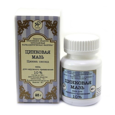 Цинковая мазь для нар. прим. 10 % 25 г