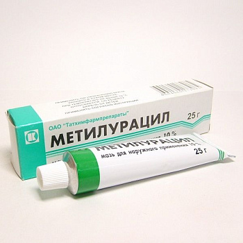 Метилурацил мазь для местн. и нар. прим. 10 % 25 г