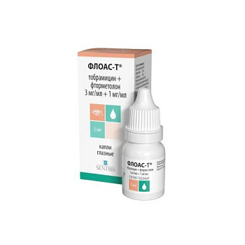 Флоас-Т капли глазн. 3 мг/мл+1 мг/мл 5 мл