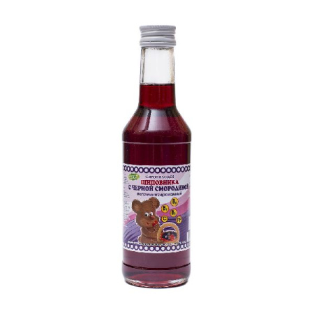 Сироп плодов Шиповника с черной смородиной витаминизированный 250 мл