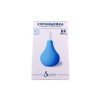 Спринцовка ПВХ № 9 Б с твердым наконечником