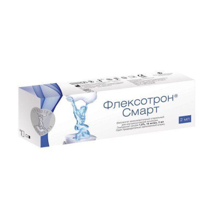 Флексотрон Смарт имплантат вязкоэл  для в/суст ин гиалуронат натрия 1.6% 16 мг/мл 2 мл шприц № 1