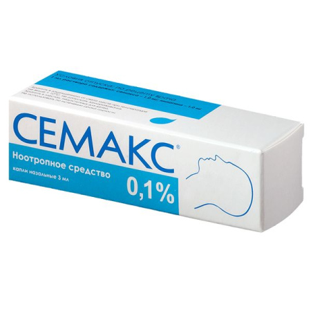 Семакс капли наз. 0.1 % 3 мл