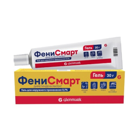 Фенисмарт гель для нар. прим. 0.1 % 30 г