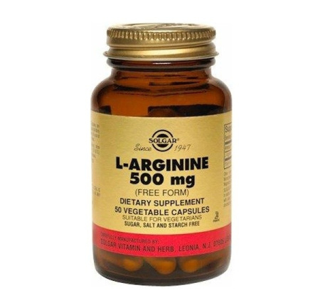 Солгар L-аргинин капс. 500 мг № 50 БАД