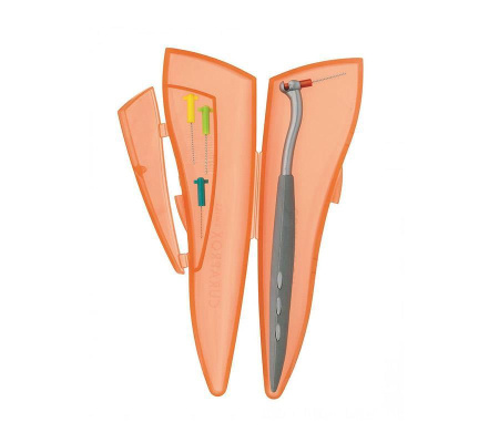 Ершики межзубные Курапрокс CPS457 №4/дорожный набор с держателем и футляром