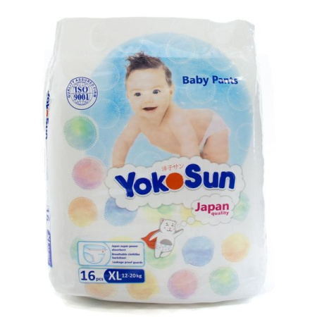 Подгузники-Трусики ЙокоСан XL 12-20 кг № 16