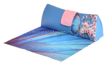 Футляр для очков LD-206/48 с салфеткой в ассортименте