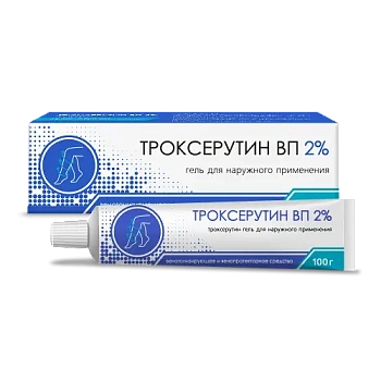 Троксерутин ВП гель для нар. прим. 2 % 100 г