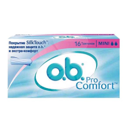 Тампоны Оби Прокомфорт Мини № 8 2 капли