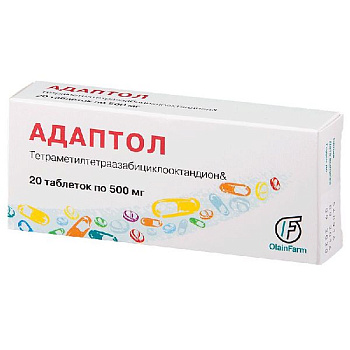 Адаптол табл. 500 мг № 20