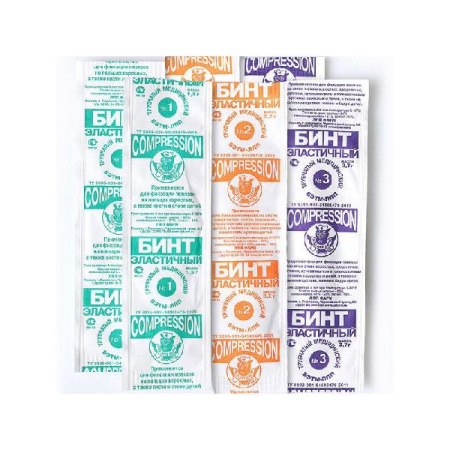 Бинт эласт. мед. трубчатый № 3