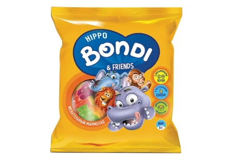Мармелад Бегемотик Бонди и друзья жевательный 70 г