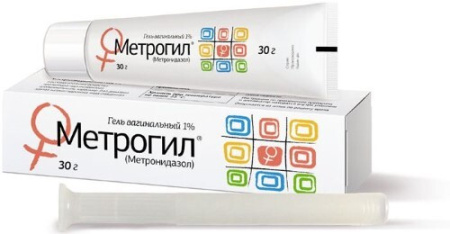 Метрогил гель для нар. прим. 1 % 30 г
