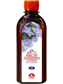Масло льняное с селеном 250 мл БАД