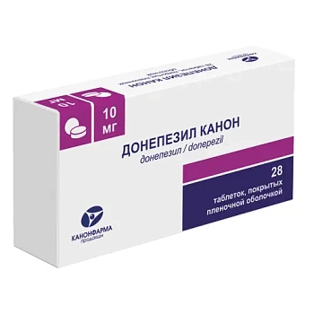 Донепезил Канон табл. п.п.о. 10 мг № 28