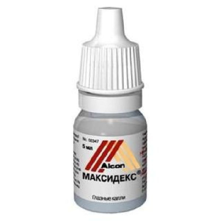 Максидекс капли глазн. 0.1 % 5 мл