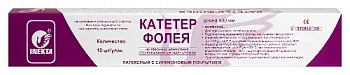 Катетер Фолея 2-х ходовой Инекта стер. латекс. с силик. покр. CH/FR26 длина 400 мм 30 мл №10