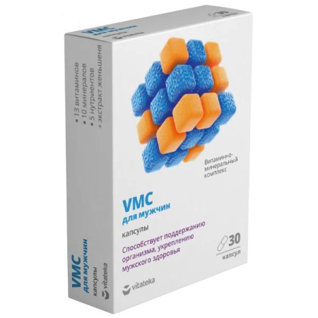 Витаминно-минеральный  комплекс VMC Витатека для мужчин капс. 0.75 г № 30 БАД