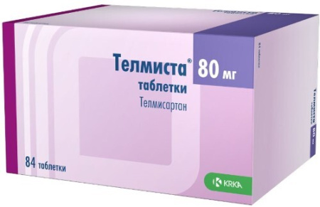 Телмиста табл. 80 мг № 84 Телмиста табл. 80 мг № 84