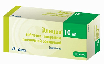 Элицея табл. п.п.о. 10 мг № 28