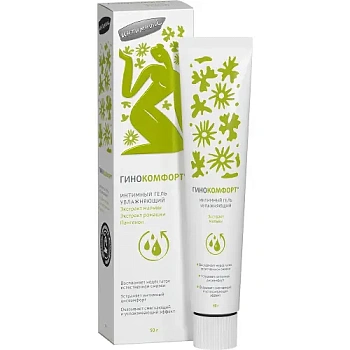 Гинокомфорт гель для интим гигиены увлажн. мальва 50 г