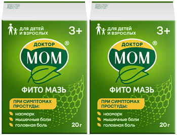 Доктор Мом Фито мазь для нар. прим. 20 г Доктор Мом Фито мазь для нар. прим. 20 г
